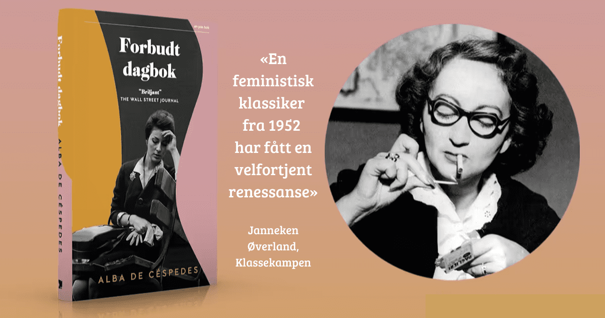 Bilde av boken og forfatteren