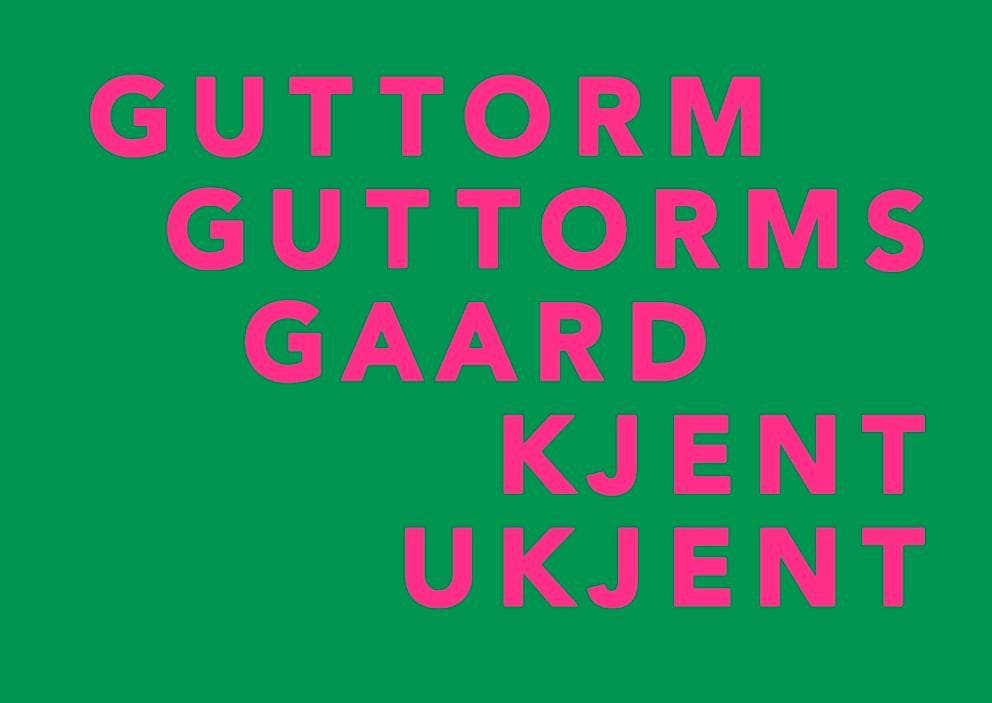 Guttorm Guttormsgaard: kjent ukjent